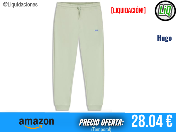 Hugo Pantalones de Punto Open Green 340: estilo premium y máxima comodidad. ✨hombre
Talla: M