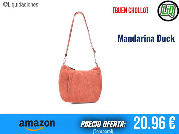 Mandarina Duck Hunter Velvet Hobo en color Winter Rose. ✨mujer
Talla: No especificada