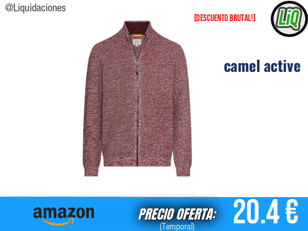 camel active 409501-6k08 Chaqueta en Rojo Ámbar, estilo y confort para tu día a día. ✨hombre
Talla: XL