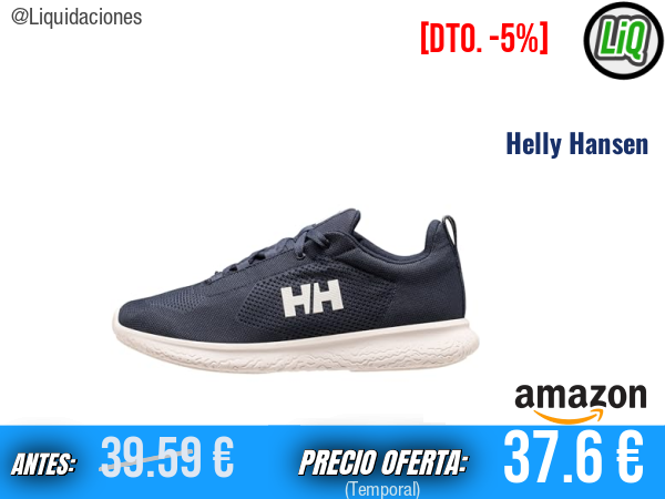 Helly Hansen Crew Light en color Navy: estilo y rendimiento para tu día a día. ✨hombre
Talla: 42.5 y 43