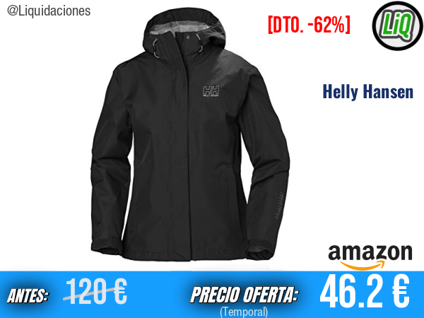 Helly Hansen W Seven J: protección y estilo para cualquier aventura. ✨mujer
Talla: XS S M L XL en varios colores 🌈