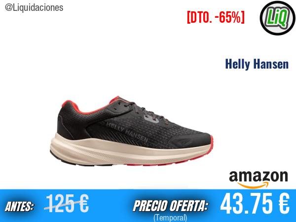 Helly Hansen Buzzard TR en negro: comodidad y estilo para tu día a día.✨hombre
Talla: 41 43 44.5 45