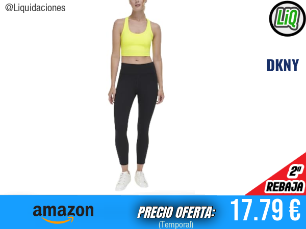 DKNY High Waist 7/8 Legging Logo, estilo premium y ajuste favorecedor. ✨mujer
Talla: XXS