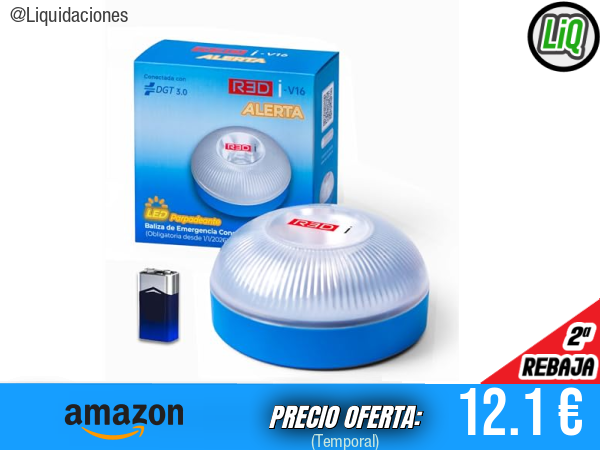 R3Di Baliza V16 Homologada DGT 3.0 Conectada hasta 2038 con GPS + IoT y Luz LED 360° para Emergencias en Coche. ✨unisex
Talla: No especificada