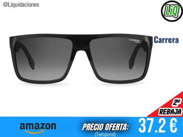 Carrera Gafas de Sol 5039/S BLACK/GREY SHADED con estilo icónico y protección total. ✨unisex
Talla: 58/16/145