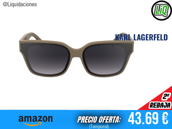 KARL LAGERFELD Gafas de sol KL6161S-272 con diseño sofisticado y protección con estilo. ✨mujer
Talla: 63/14/140