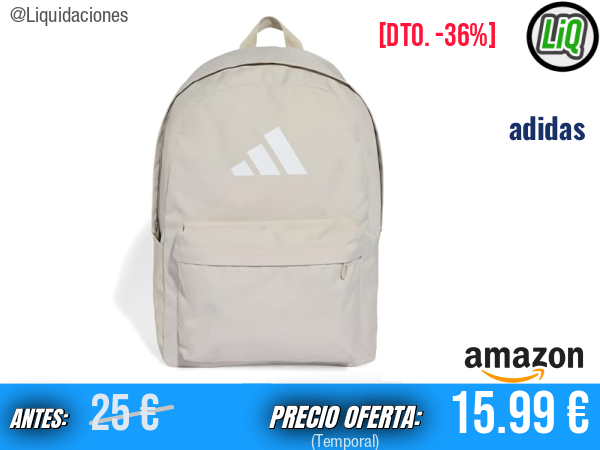 adidas Classic 3Bars Backpack en wonder alumina/white, estilo icónico y funcional. ✨unisex
Talla: Talla única