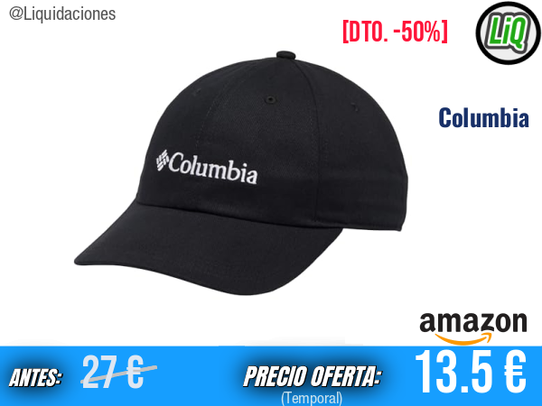 Columbia Provisions Gorra de Béisbol Ajustable con Logo, estilo clásico para tu día a día. ✨unisex
Talla: Talla única