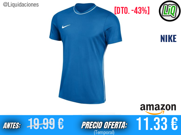 NIKE M NK DF PARK26 SS Camiseta de Fútbol Dri-FIT para Máximo Rendimiento. ✨hombre
Talla: M