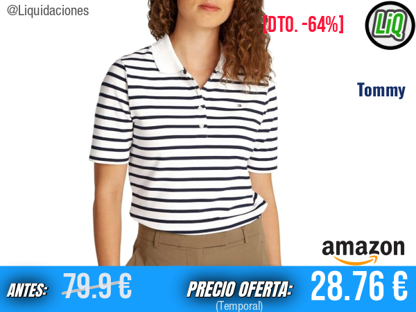 Tommy Hilfiger S/S Polo: estilo icónico para cualquier ocasión.✨Hombre
Talla: S
