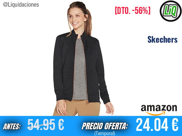 Skechers Gowalk Everywhere Jacket: estilo y comodidad para acompañarte a todas partes. ✨Mujer
Talla: Medium US