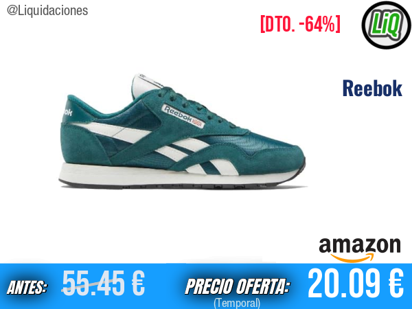 Reebok Classic Nylon: estilo icónico y comodidad para tu día a día. ✨Hombre
Talla: No especificada