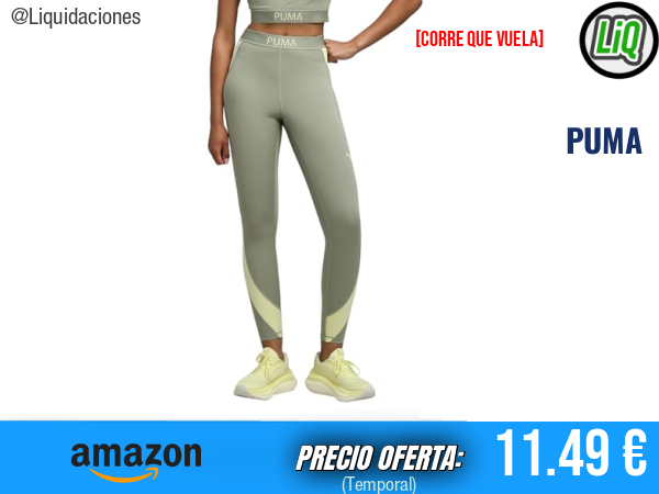 PUMA Medias W Strong Colorblocktight: Sujeción fuerte y estilo colorblock 7/8. ✨unisex
Talla: XL
