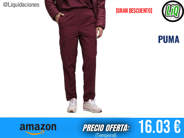 PUMA Pantalones Cargo Deportivos en Tejido Técnico ✨unisex
Talla: XS