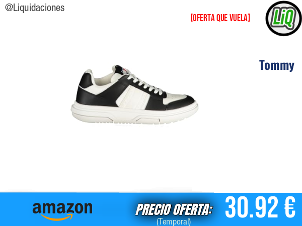 Tommy Jeans Sneaker The Brooklyn Low Top con suela chunky en negro. ✨mujer
Talla: 38 EU