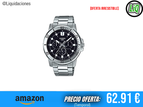 CASIO Reloj Elegante y Funcional para Cada Día. ✨unisex
Talla: No especificada