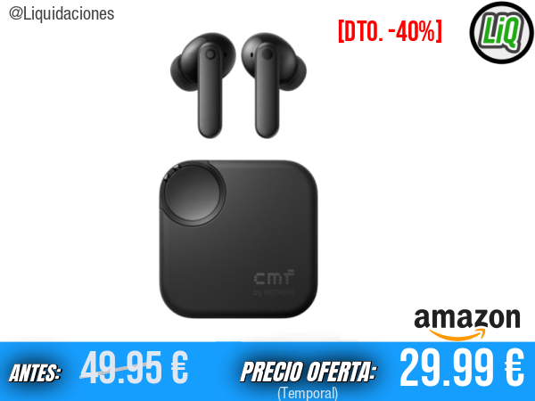 CMF by Nothing Buds 2: Auriculares inalámbricos Gris Oscuro con ANC híbrido de 48 dB, hasta 55 horas de batería, driver PMI de 11 mm, 6 micrófonos HD y Audio Espacial, con resistencia al agua y polvo IP55