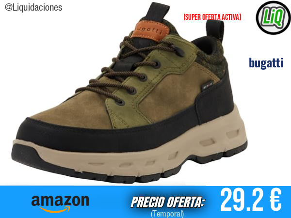 bugatti 321-aua30 Botas con Forro Frío en Verde Oscuro: Estilo y Abrigo para el Día a Día. ✨hombre
Talla: 43 EU