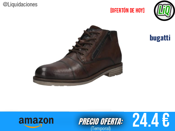 bugatti Botas con forro frío en marrón oscuro ✨hombre
Talla: 42 EU