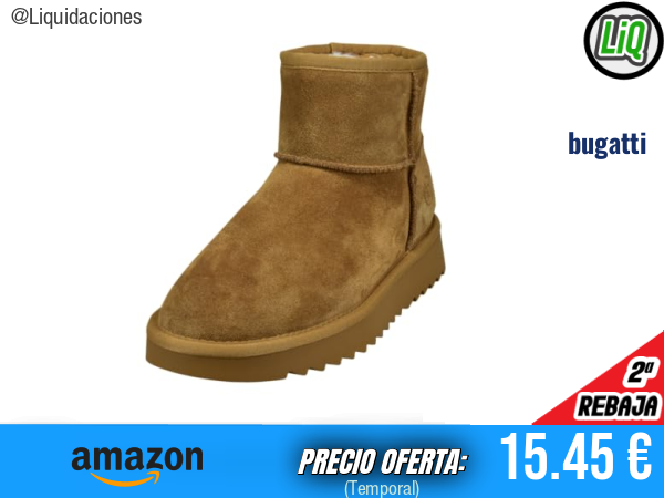 bugatti Botines 435-atr51 en gris: estilo versátil para tu día a día. ✨mujer
Talla: 38 EU