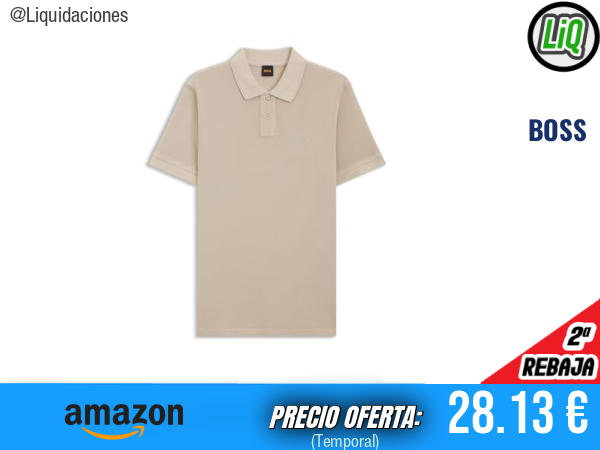 BOSS Prime Polo en Beige Claro: Estilo Premium y Versátil. ✨hombre
Talla: L