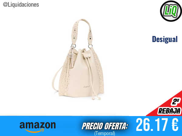 Desigual Gallium Harlan Backpack Beige Crude: mochila de ocio en crema para tu día a día. ✨unisex
Talla: M