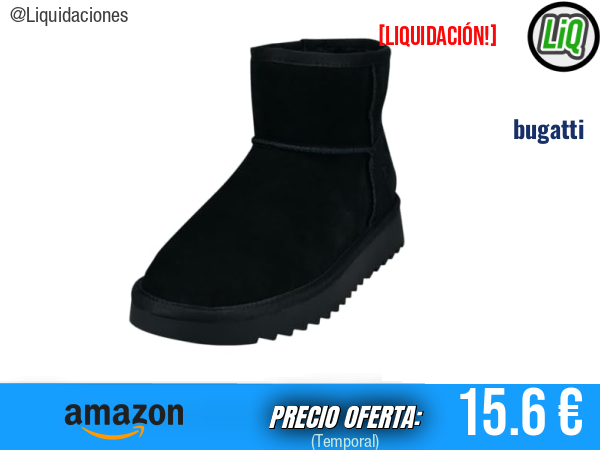 bugatti Botín metalizado 435-ATR51 con acabado metálico irresistible. ✨mujer
Talla: 38 EU