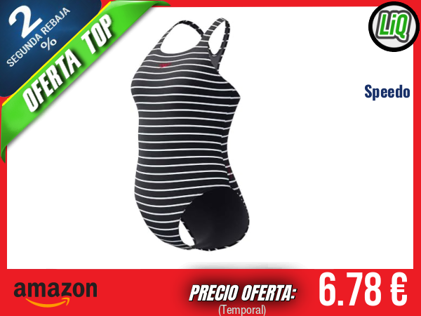 Speedo Endurance+ Printed Medalist Swimsuit, máximo rendimiento para entrenamiento en piscina. ✨mujer
Talla: 32