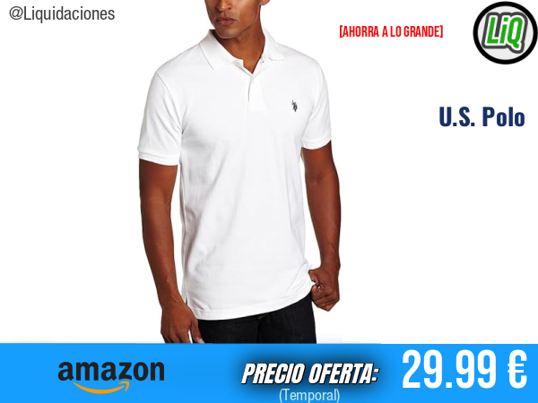 U.S. Polo Assn. Classic Polo Shirt Blanca, Estilo Atemporal y Máxima Comodidad. ✨hombre
Talla: XXL