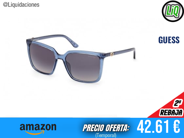 Gafas Guess GU00258 C Shiny Blue: estilo premium con acabado brillante. ✨unisex
Talla: 56/16/140