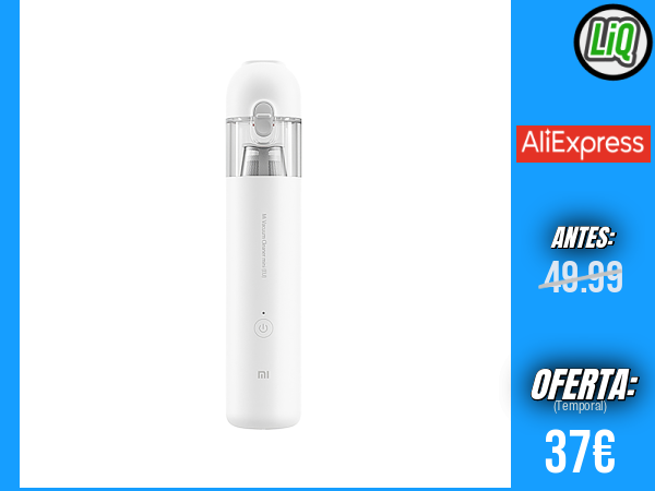 Oficial | Mi Vacuum Cleaner Mini portátil: batería con 30 minutos de duración, motor sin escobillas y eliminación de polvo con un solo toque