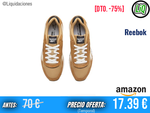 Reebok Tenis Glide en color Brown: estilo urbano y confort para tu día a día. ✨unisex
Talla: 34.5 EU