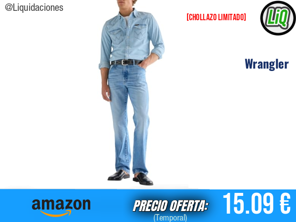 Wrangler Western Stitch Belt de Cuero Negro, Estilo Western y Máxima Durabilidad. ✨hombre
Talla: 95