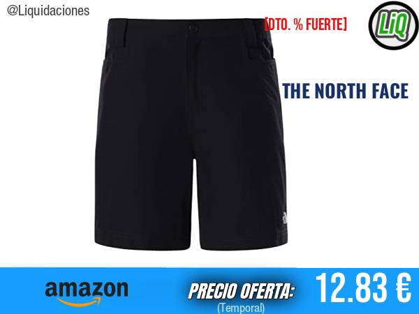 THE NORTH FACE Pantalón Corto Resolve Negro TNF, estilo outdoor y comodidad todo el día. ✨mujer
Talla: 32