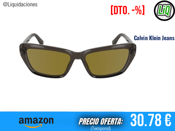 CALVIN KLEIN JEANS Sunglasses CKJ24623S Marrón con Lente Ocre Sólida. ✨mujer
Talla: Talla única