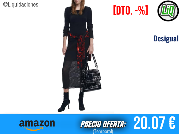 Desigual Vest_Lena Negro: estilo icónico y versátil para cualquier ocasión. ✨mujer
Talla: S