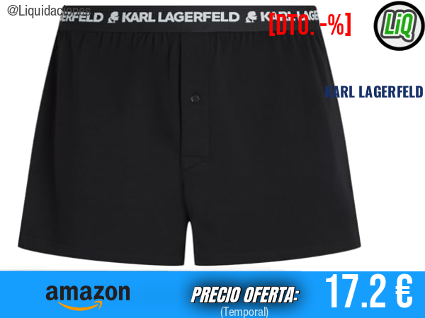 KARL LAGERFELD Logo Jersey Boxer Pack de 3 en Negro ✨hombre
Talla: XS