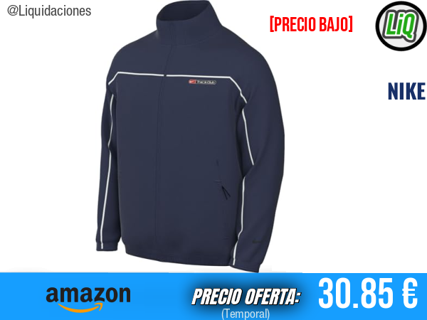 NIKE M NK SF Track Club Jacket en Midnight Navy/Summit White: estilo deportivo premium para destacar. ✨hombre
Talla: XL