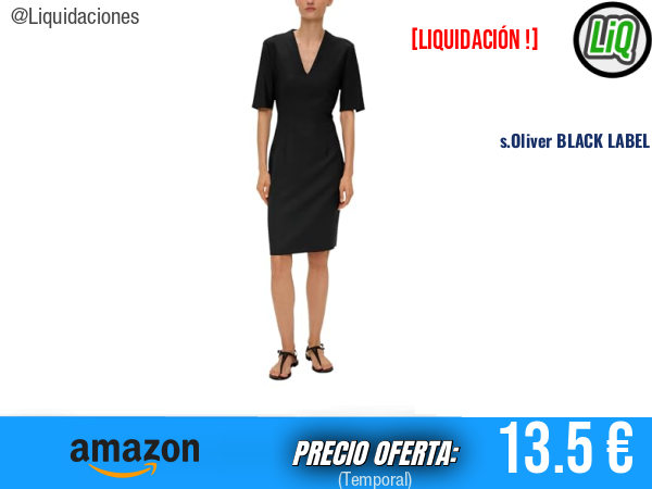 s.Oliver 10.2.20.20.200.2134063 Vestido 9999, elegante y versátil para cualquier ocasión. ✨mujer
Talla: 42