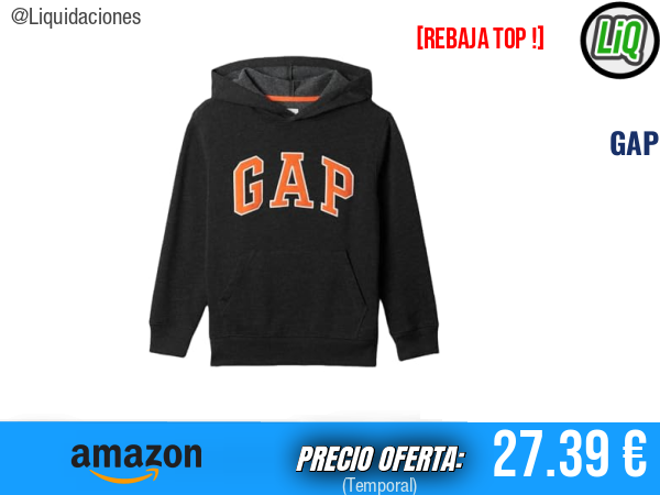 Gap Sudadera con Camuflaje V Arch Po HD en Gris. ✨niño
Talla: L