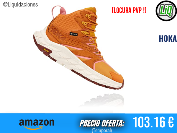 Hoka Anacapa Mid GTX Zapatillas de Senderismo Impermeables Desert Sun Golden Yellow. ✨unisex
Talla: 38 EU