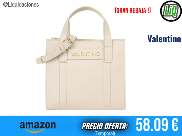 VALENTINO AURY RE VBS9OB05: Shopping Ecru con detalles premium y estilo sofisticado. ✨mujer
Talla: Talla única