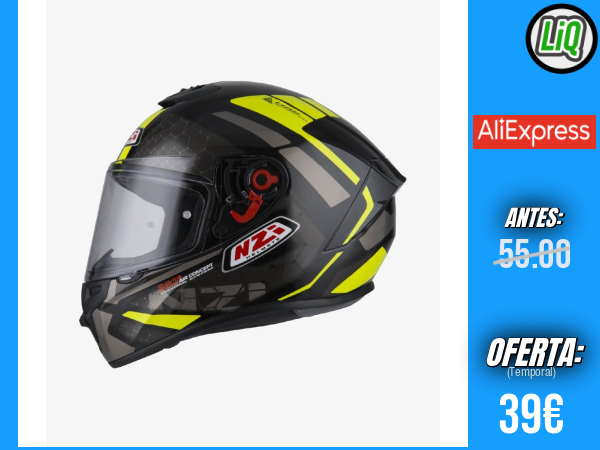 Casco Integral NZI Trendy Overtaking en Color Negro Antracita: Estilo Moderno y Máxima Protección +++ 🎫 Cupón Descuento: ESD1108 -Disponible el sábado a las 23.59