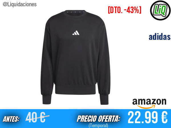 adidas Essentials Feelcozy: la sudadera de felpa que querrás ponerte a diario. ✨Hombre
Talla: XS S M L XXL