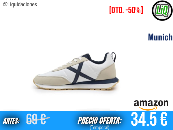 Munich: estilo y comodidad que elevan cada paso. ✨Hombre
Talla: 39 40 41 42