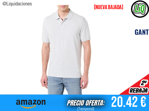 GANT Polo SS Bicolor de Estilo Premium. ✨hombre
Talla: 3XL