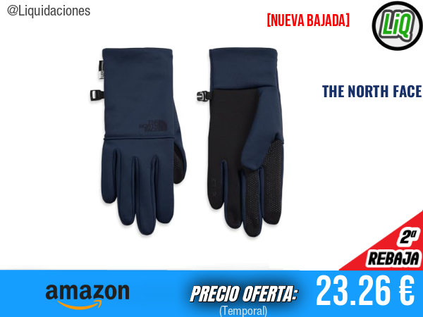 THE NORTH FACE Etip Recycled Glove: guantes reciclados táctiles para máximo confort y agarre. ✨unisex
Talla: L