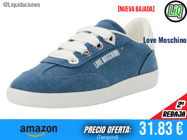Love Moschino Ja15142g1ojo5700 Oxford Plano Denim: estilo icónico para destacar. ✨mujer
Talla: 37