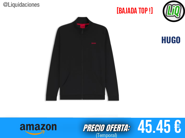 HUGO Chaqueta Black 001: estilo premium para cualquier ocasión. ✨hombre
Talla: L