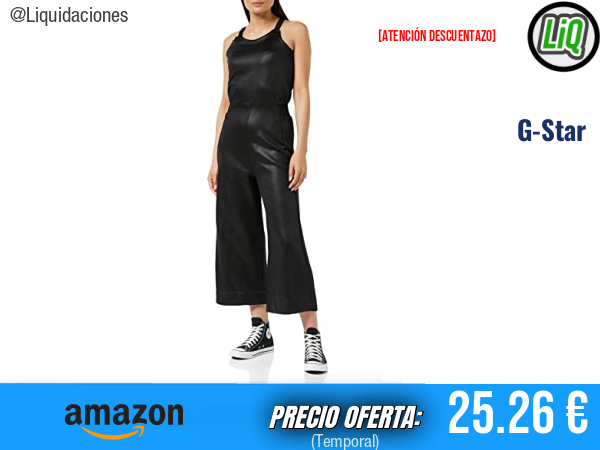G-Star Mono Glossy Sweat Negro Brillo Urbano y Comodidad Premium. ✨mujer
Talla: L
